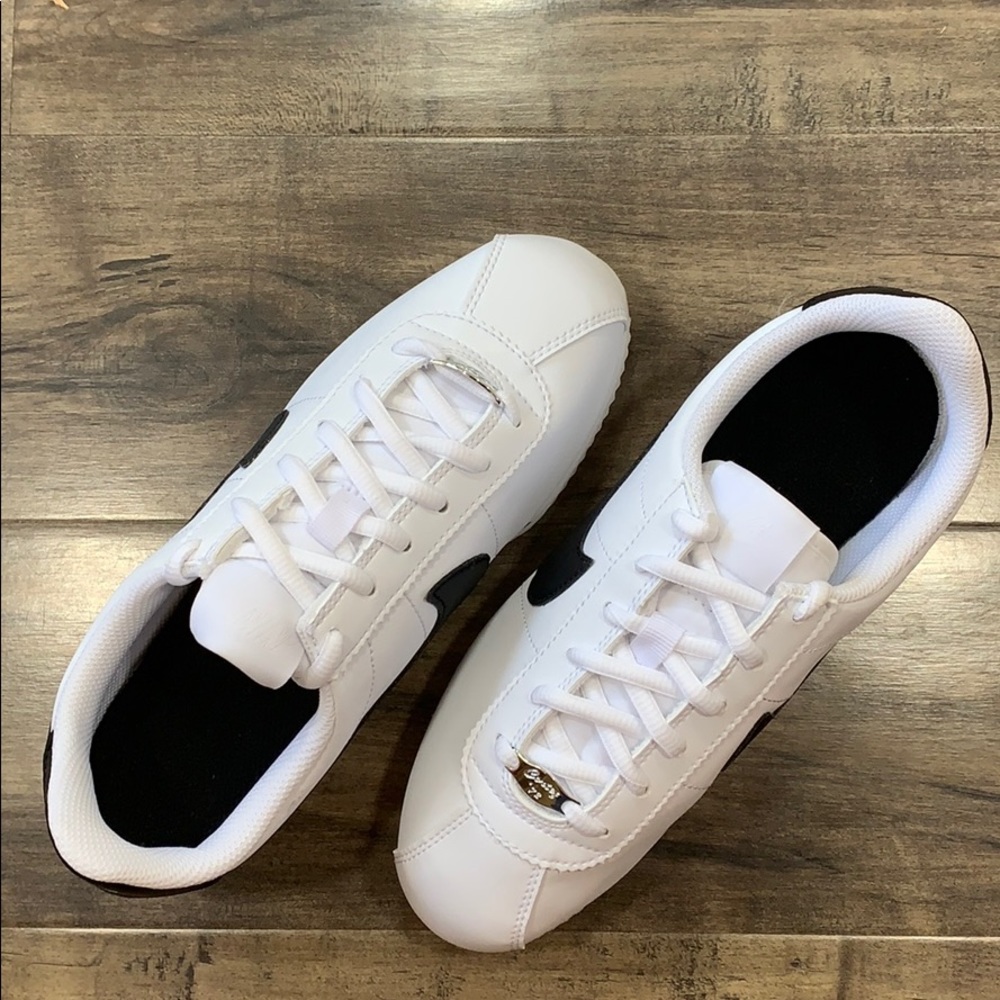 NIKE CORTEZ BASIC SL (GS) white/black - Picture 10 of 16